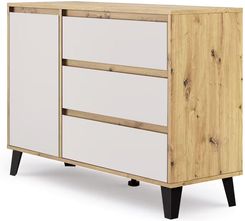 Zdjęcie Mebel Bos Komoda Borg 1D3S Dąb Artisan Kaszmir - Częstochowa