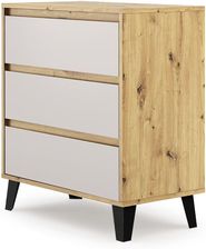 Zdjęcie Mebel Bos Komoda Borg 3S/70 Dąb Artisan Kaszmir - Olsztynek