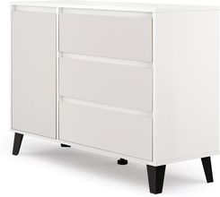 Zdjęcie Mebel Bos Komoda Borg 1D3S Biały Kaszmir - Chorzele