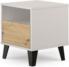 Zdjęcie Mebel Bos Szafka Nocna Borg 1S Kaszmir Dąb Artisan - Łagów