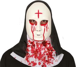 Zdjęcie Maska Upiorna Zakonnica Satanista Horror Siostra Zakonna Halloween - Człuchów