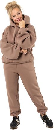 Ciepły gruby komplet dresowy bluza + spodnie STELLA