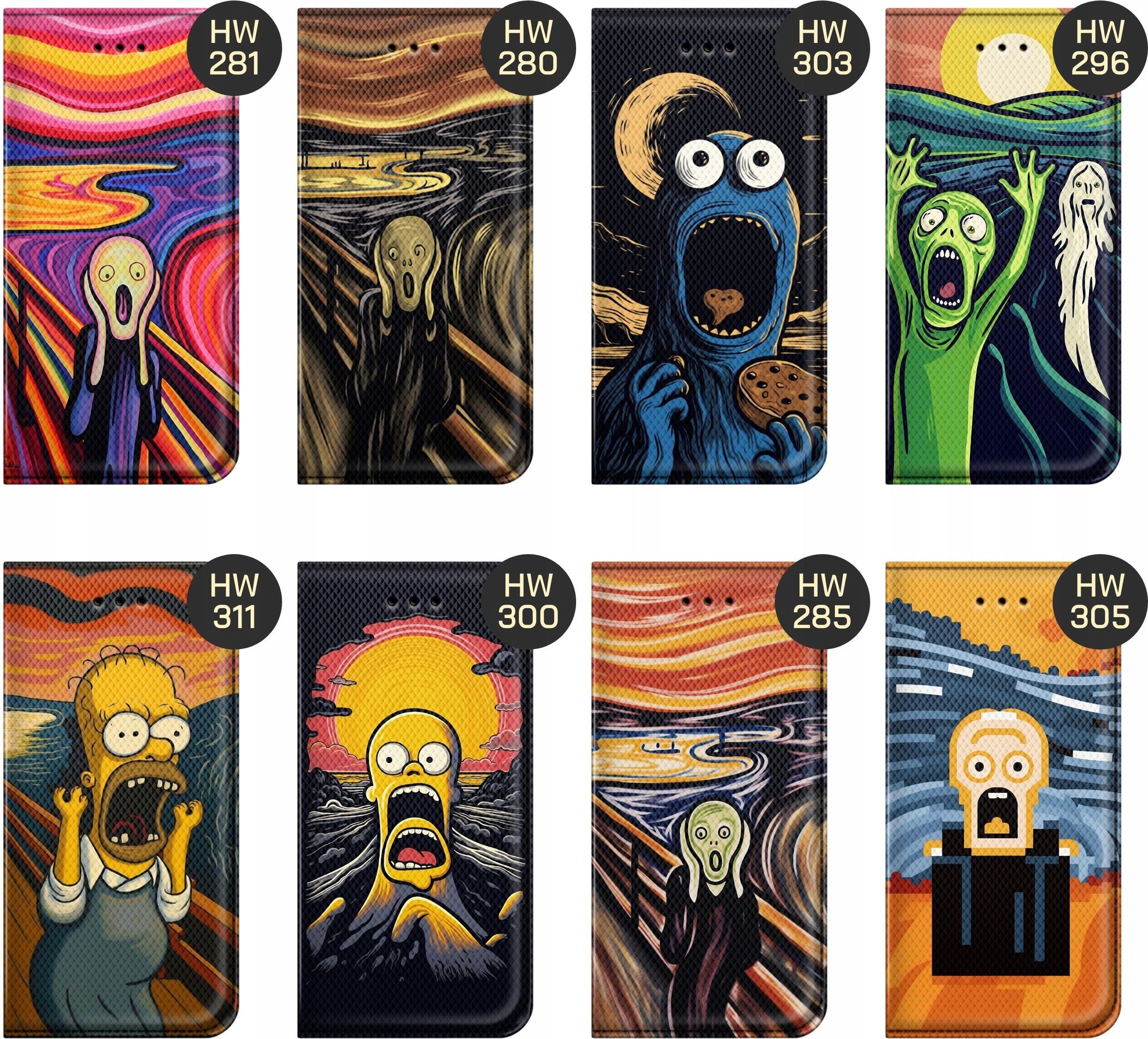 Scream Library Case Hello Case Etui Z Klapką Do Realme C71 Krzyk Munch Edvard Scream ...