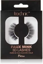 Zdjęcie Technic Cosmetics Faux Mink sztuczne rzęsy Paris 1 para - Dobra