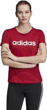 Zdjęcie Koszulka adidas W E Lin Slim T EI0697 biała poliestrowa krój slim - Lubawa