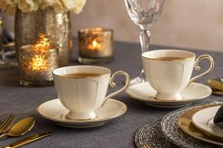 Zdjęcie Komplet 2 filiżanek 220 ml + spodki Dubai - Libiąż