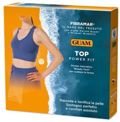 Guam Top Modelująco Ujędrniający Power Fit L/Xl Niebieski