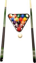 Zdjęcie John West Zestaw Bilardowy - Kule + Trójkąt 2 Wysokiej Jakości Kije Jw-2 - Łódź