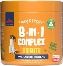 Zdjęcie Long & Happy 8 In 1 Complex Preparat O Kompleksowym Działaniu Dla Psa 180g - Ustroń
