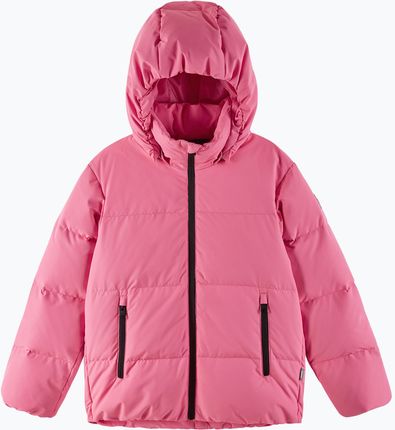Kurtka puchowa dziecięca Reima Paimio soft coral