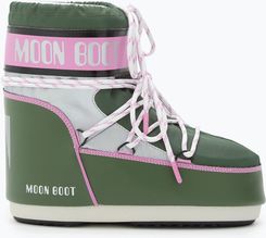 Zdjęcie Śniegowce damskie Moon Boot Icon Low Space Racing forest green/silver/pink - Zelów