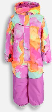 Kombinezon narciarski wielokolorowy z powłoką DWR i oddychalną membraną Thermotex