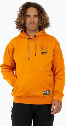 Protest Bluza Snowboardowa Męska Prtivo Outdoor Hoodie Caramel Yellow