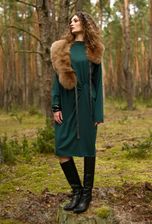 Zdjęcie by Insomnia Sukienka midi JUSTI ZIELONY - Łomianki