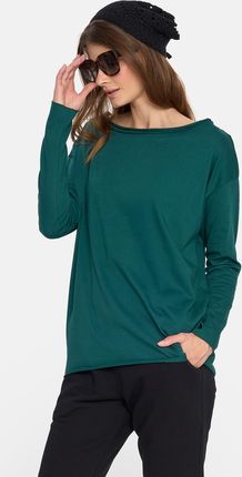by Insomnia Koszulka z długim rękawem MEGAN CIEMNY ZIELONY