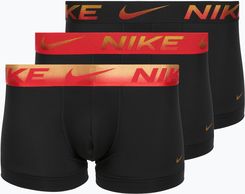 Zdjęcie Bokserki męskie Nike Dri-Fit Essential Micro Trunk 3 pary blk/uni red/blk/uni red metallic gradient wb - Nasielsk