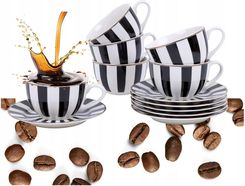 Zdjęcie Serwis kawowy 12-elementowy Ambition Ribs 52704 - Moryń