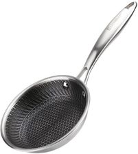 Zdjęcie PATELNIA STALOWA 16cm Z POWŁOKĄ PLASTER MIODU E-7543 - Bartoszyce