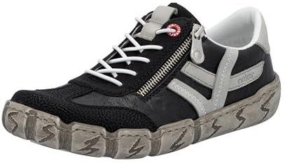 [AC] Rieker Damskie pantofle w kolorze czarnym, czarny, 38 EU