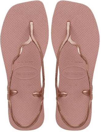 [AC] Havaianas Soleil, Rose Crocus Gold Metallic, 4.5/5