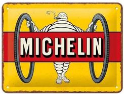 Zdjęcie Nostalgic Art Tablica Metalowa Plakat 15X20Cm "Michelin Tyres Yellow" 26299 Nar26299 - Nowogród Bobrzański