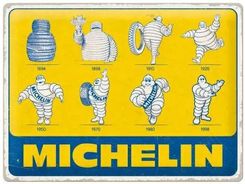 Zdjęcie Nostalgic Art Tablica Metalowa Plakat 30X40Cm "Michelin Logo Evolution" 23359 Nar23359 - Babimost