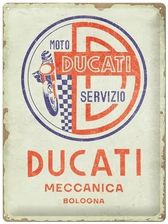 Zdjęcie Nostalgic Art Tablica Metalowa Plakat 30X40Cm "Ducati Moto Servizio" 23373 Nar23373 - Nowogród Bobrzański