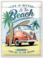 Zdjęcie Nostalgic Art Tablica Metalowa Plakat 30X40Cm "Vw Bulli-Beach" 63441 Nar63441 - Nowogród Bobrzański
