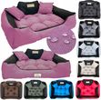 Aio Factory Legowisko Dla Psa Kojec Kingdog Personalizowane Wodoodporne Różowe 75X65Cm 1874471555