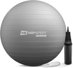Zdjęcie Piłka fitness 65cm z pompką - szara - Łeba