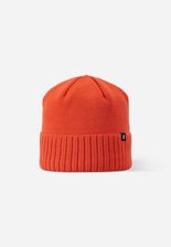 Zdjęcie Czapka zimowa dziecięca Reima Beanie Kalotti Red Orange Junior z certyfikowanej wełny pomarańczowa (5300232A-2820) - Pyzdry