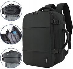 Zdjęcie Plecak Próżniowy Do Samolotu z Pompką Kompresyjny 40x20x25 Ryanair Wizzair - Kamień Pomorski