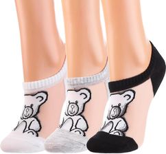 Zdjęcie Damskie Stopki Moraj Misiu Mix Kolor 3 Pary - Ustroń