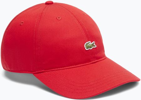 Czapka z daszkiem Lacoste RK0491 red