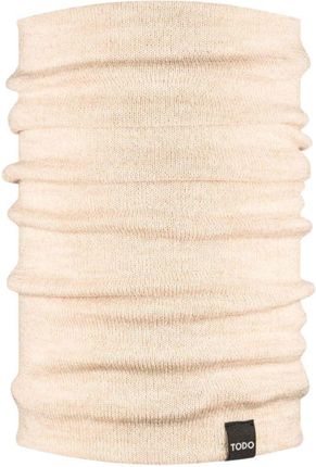 Subtelny komin 100% MERINO WOOL Todo ciepły, wyjątkowo miękki, niegryzący - Kremowy