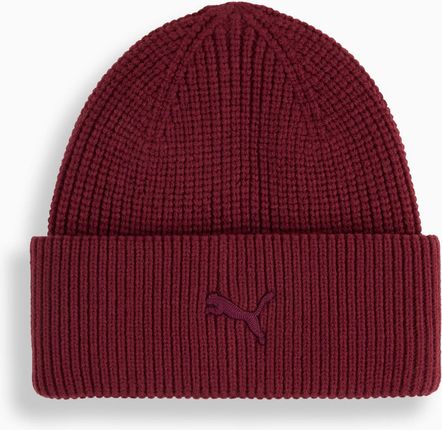 Czapka zimowa unisex Puma WARDROBE ESS CHUNKY MID CROWN bordowa 02640803