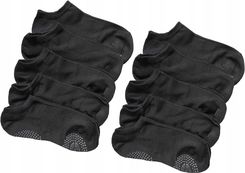 Zdjęcie Stopki Damskie Skarpetki Bambusowe ABS Czarne 10-PAR Gładkie 35-38 - Środa Wielkopolska