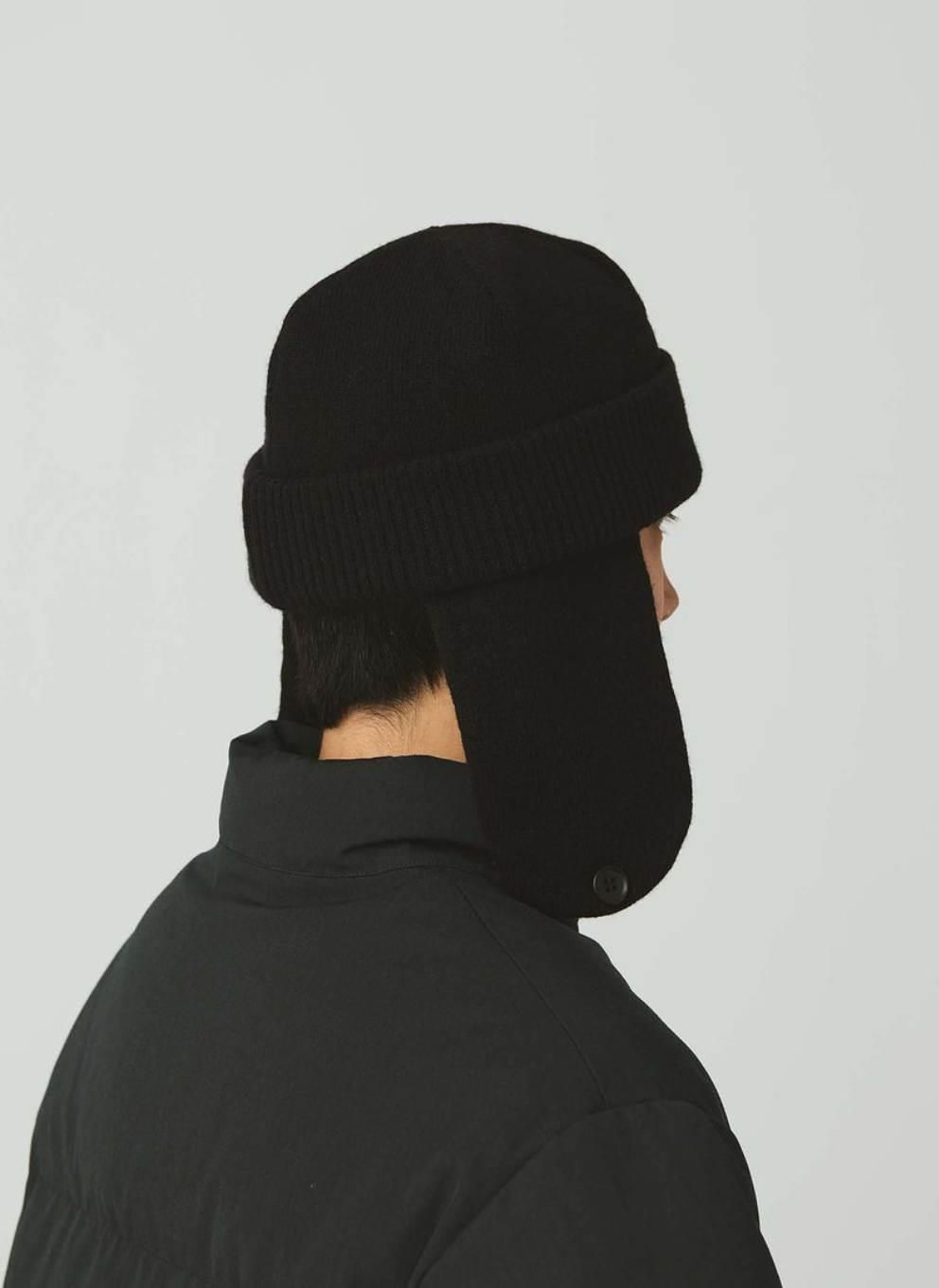 Czapka zimowa Snow Peak Knit Flight Cap - grey - Ceny i opinie