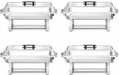 Zdjęcie Podgrzewacz na pastę - zestaw 4 szt., HENDI, GN 1/1, 7,5L, 600x355x(H)305mm - Płoty
