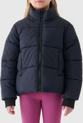 4F kurtka dla dziewczynki puchowa 4FJWAW25TDJAF613 czarna