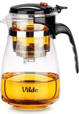 Zdjęcie DZBANEK SZKLANY 960ml Z ZAPARZACZEM SPUSTOWYM DO HERBATY ZIÓŁ 259416 - Zgierz