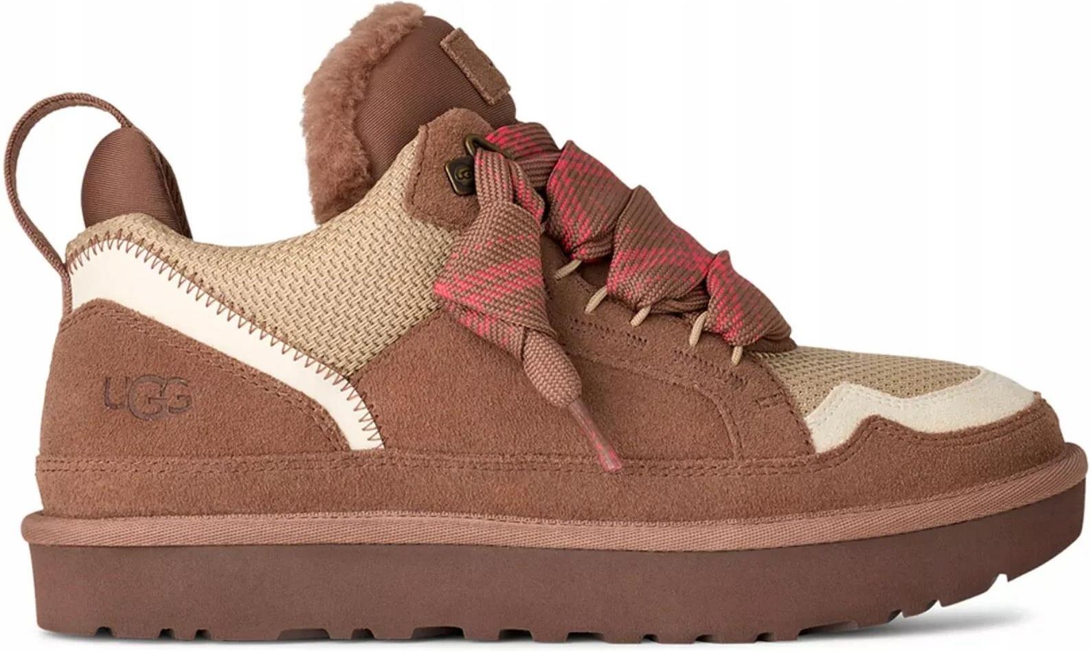 Ugg Lowmel Rocky Oak Brązowe Damskie Sneakersy Buty 1144032-RYK 36 