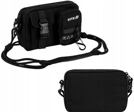 Torebka Crossbody Torba Na Ramie Czarna Młodzieżowa Kite
