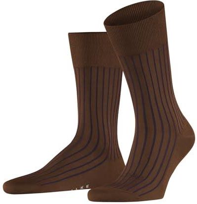 [AC] FALKE Mężczyźni Skarpety Shadow M So Bawełna z wzorem 1 Para, Brązowy Brown 5036, 43-44