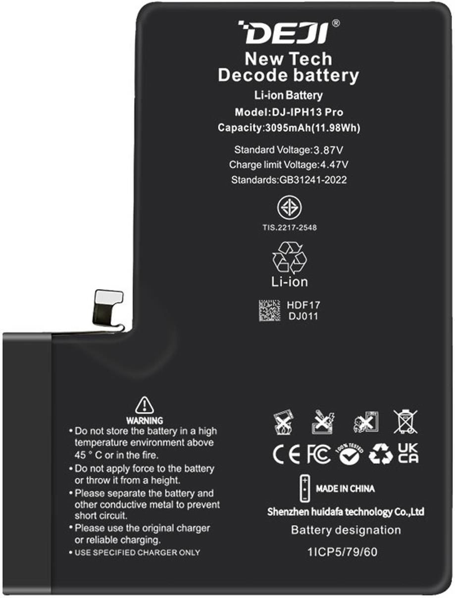 Bateria Deji Bateria 3095Mah Bez Komunikatu Do Apple 13 Pro Zestaw