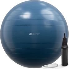 Zdjęcie Piłka fitness 85cm z pompką - niebieska - Mikstat