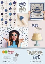 Zdjęcie Happy Color Blok Party Ice A4/10 Ark Holographic + Broka - Reda