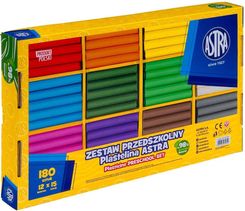 Zdjęcie Astra Plastelina Zestaw Przedszkolny 180Szt. 12 Kolorów - Dąbrowa Górnicza