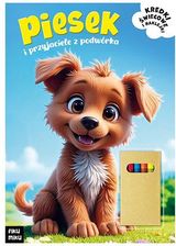 Zdjęcie Fiku Miku Piesek I Przyjaciele Z Podwórka. Kolorowanka Naklejkami + Kredki - Śrem