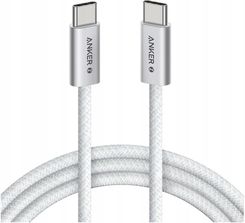 Zdjęcie Anker Zolo USB-C to USB-C Cable 240W White (A8060H22) - Sępopol